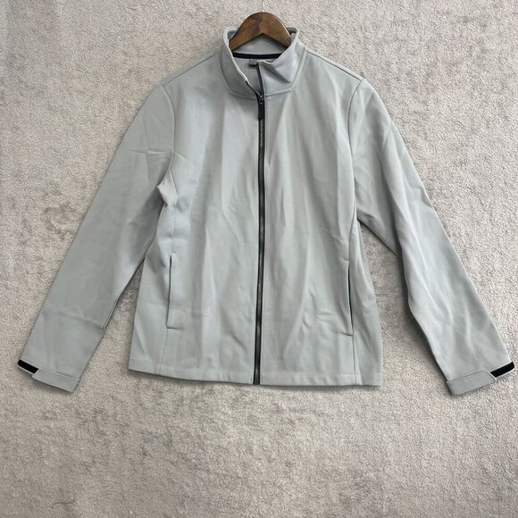 NWOT 32 Degrees Heat Men's M Light Gray Full-Zip Mens Jacket - Picture 3 of 8